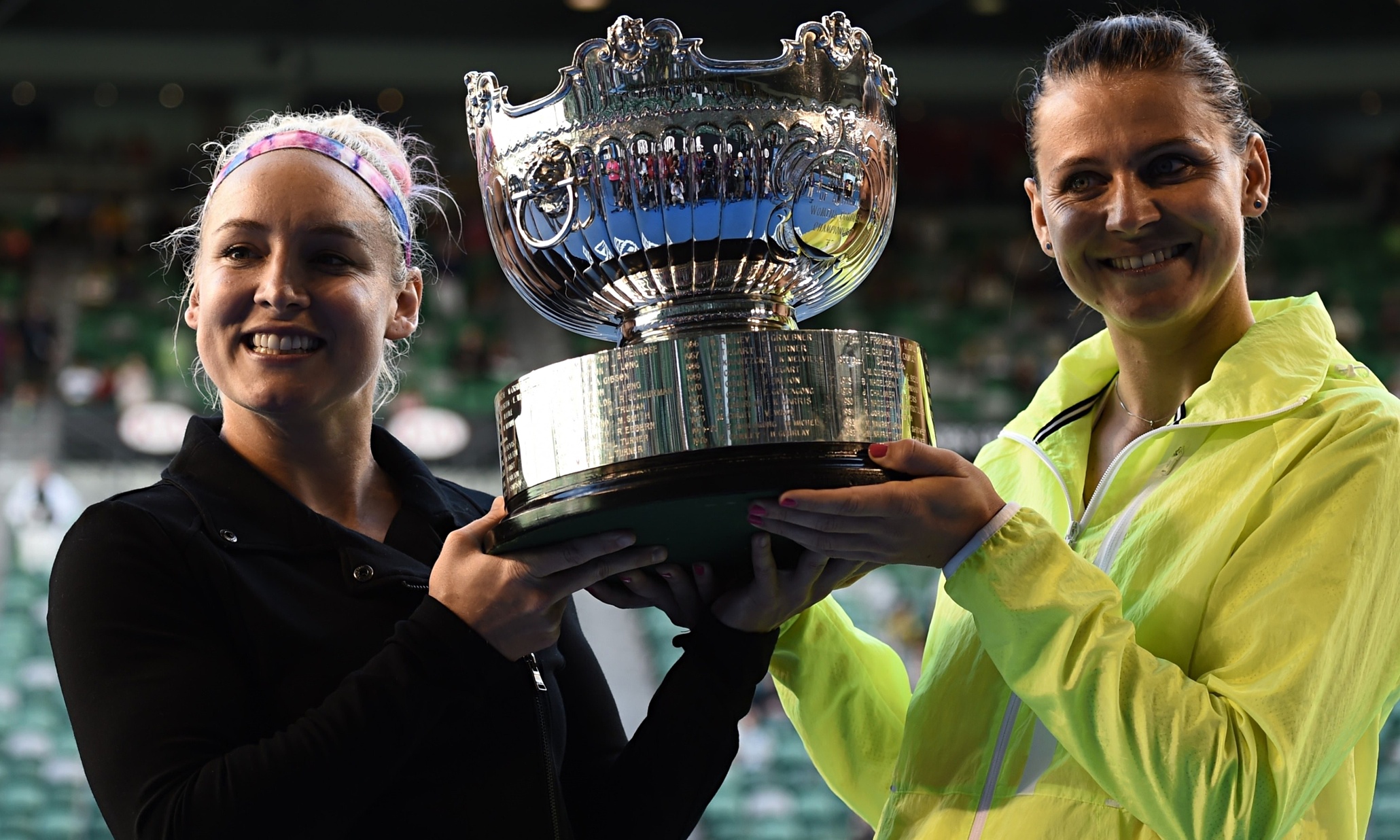 Bethanie Mattek-Sands and Lucie Safarova